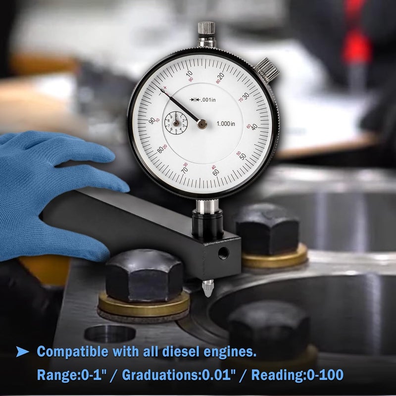 Winsgor 6434 Sleeve Height and Counter Bore Gauge for All Diesel Engines Cylinder Bore Gauge and Engines with Sleeved Cylinders Compatible with Caterpillar,Cummins,Detroit Diesel - Image 3